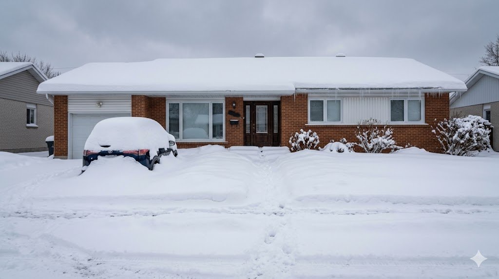 Before - Déblaiement d'entrée